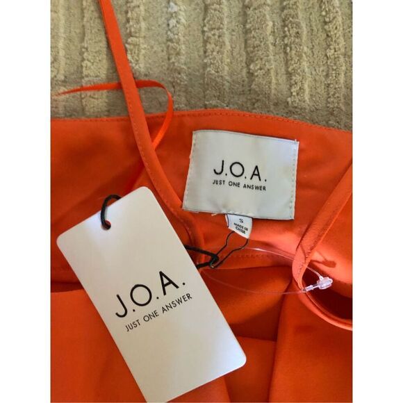 J.O.A Just One Answer New Orange Cocktail Dress Size S - Picture 10 of 12